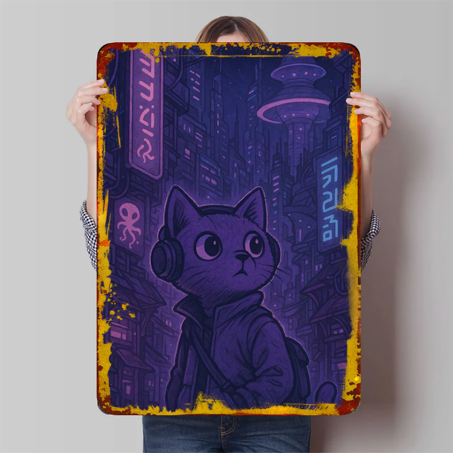 Retro Gaming Ideas - Gaming Pattern Metal Wall Art Decor