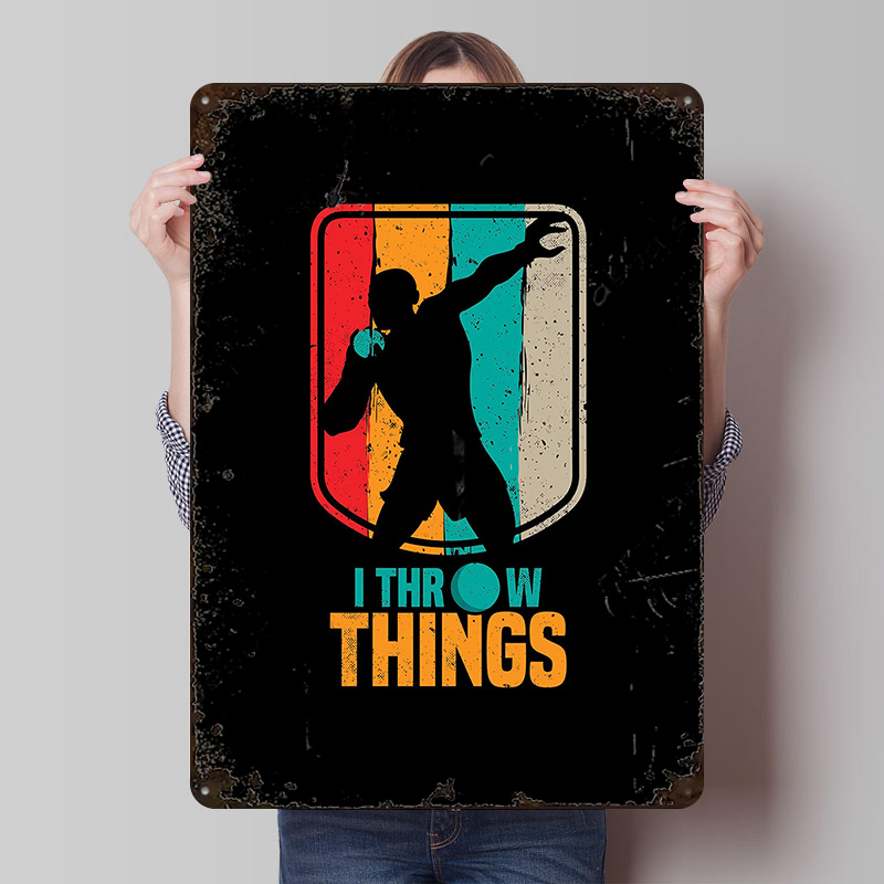 Retro Gaming Ideas - Funny Shot Put Gift Idea Tin