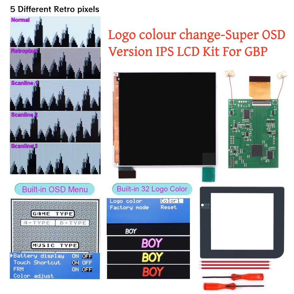Retro Gaming Kit - Hispeedido Logo Color Change Build in