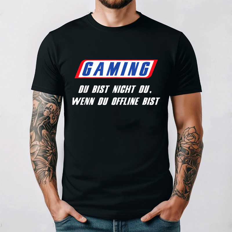Retro Gaming Ideas - Funny German T Shirt Gaming Du