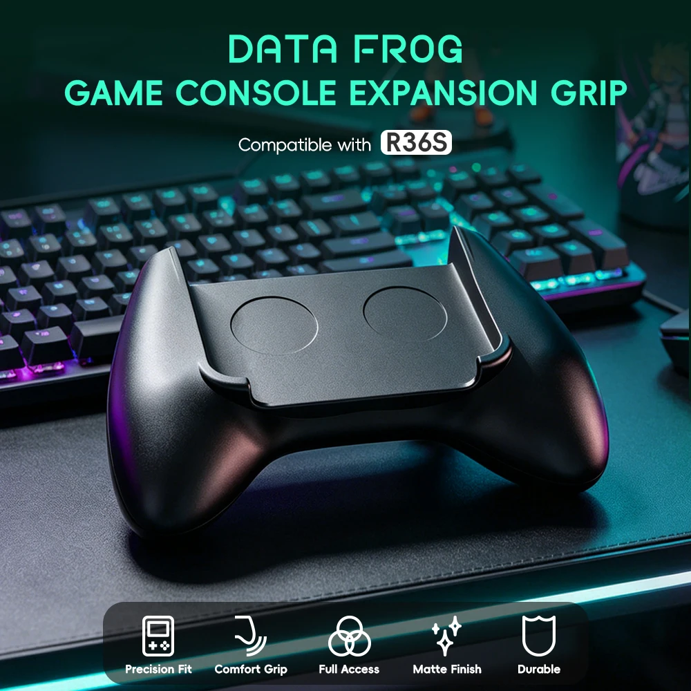 Retro Gaming Kit - Data Frog R36S Game Grip Ergonomic