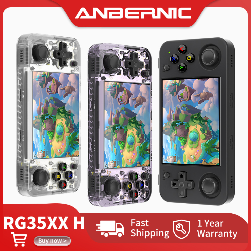 Retro Gaming Realm - Anbernic RG35XX H Retro Handheld Game