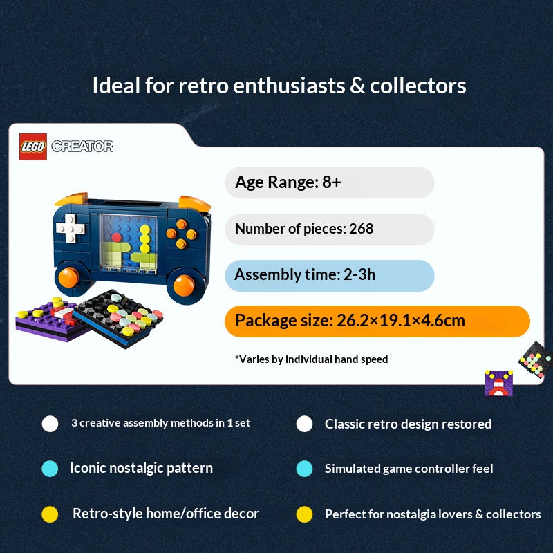 LEGO Creator 3in1 Building Blo - Retro Gaming Kit ulasan dan harga
