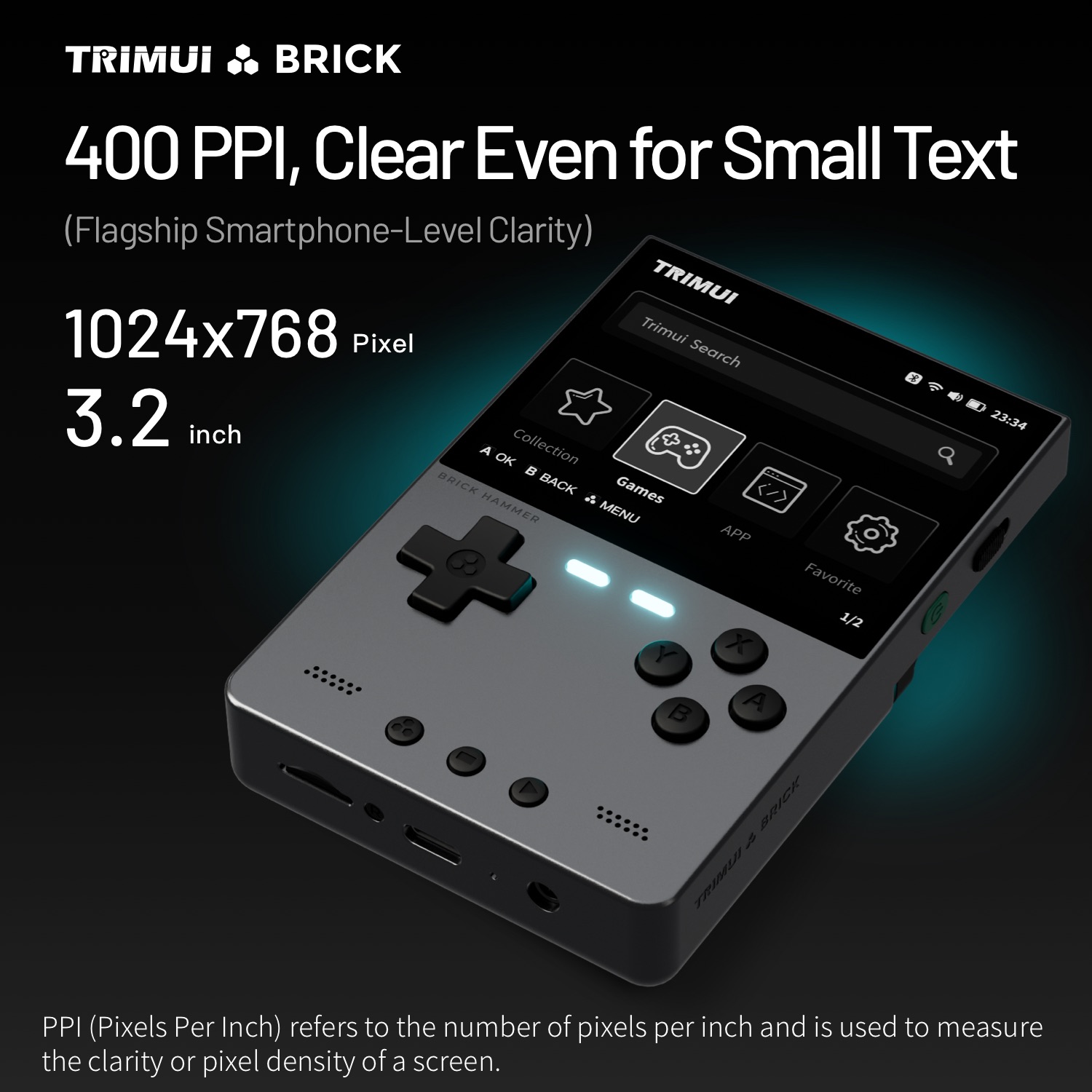 AMPOWN TRIMUI BRICK Metal Retr - Retro Gaming Realm ulasan dan harga
