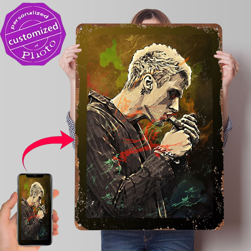 Machine Gun Kelly Tin Poster C - Retro Gaming Gun ulasan dan harga