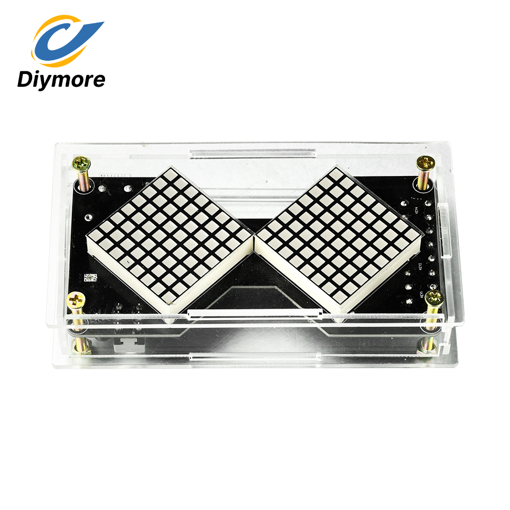 Electronic LED Dot Matrix Hour - Retro Gaming Kit ulasan dan harga