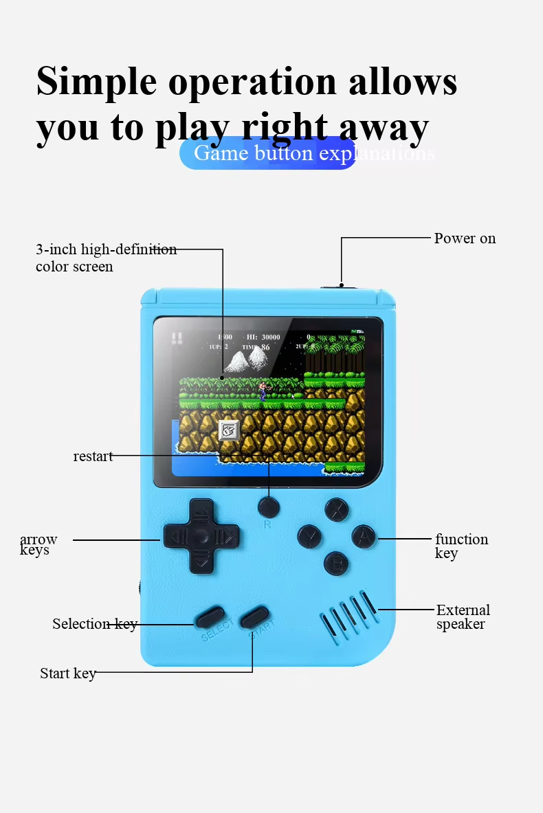 400 In 1 MINI Games Handheld G - Retro Gaming Realm ulasan dan harga