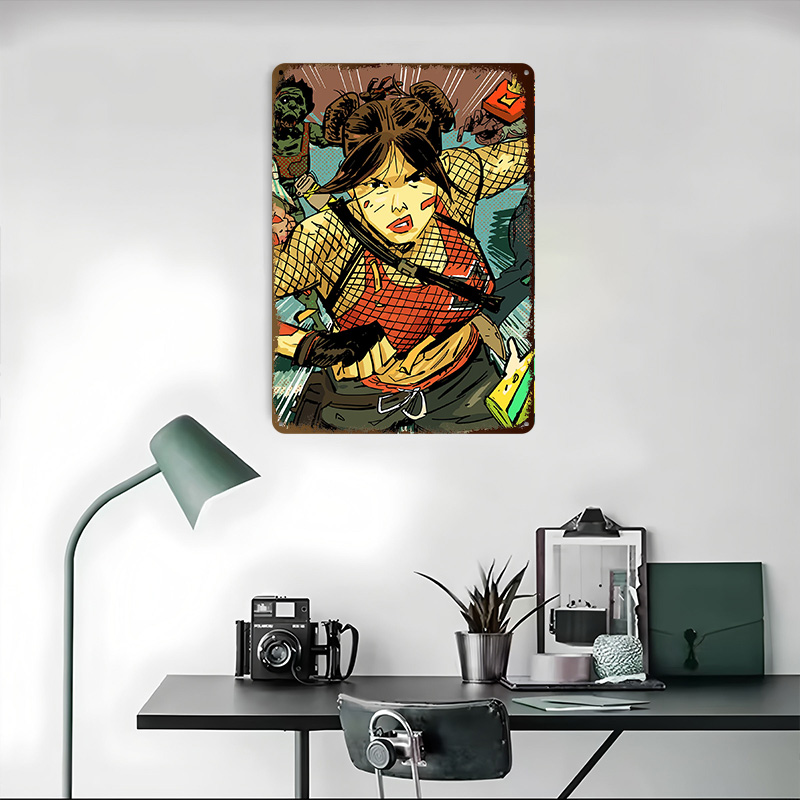 Woman Fighting Zombies With Gu - Retro Gaming Gun ulasan dan harga