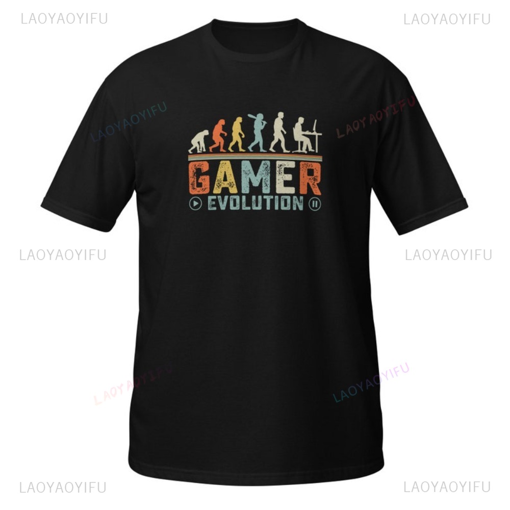 Gamer Evolution T-Shirt Retro  - Retro Gaming Ideas ulasan dan harga