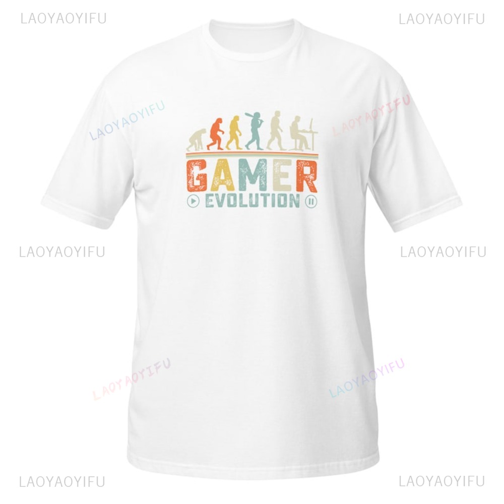 Gamer Evolution T-Shirt Retro  - Retro Gaming Ideas ulasan dan harga