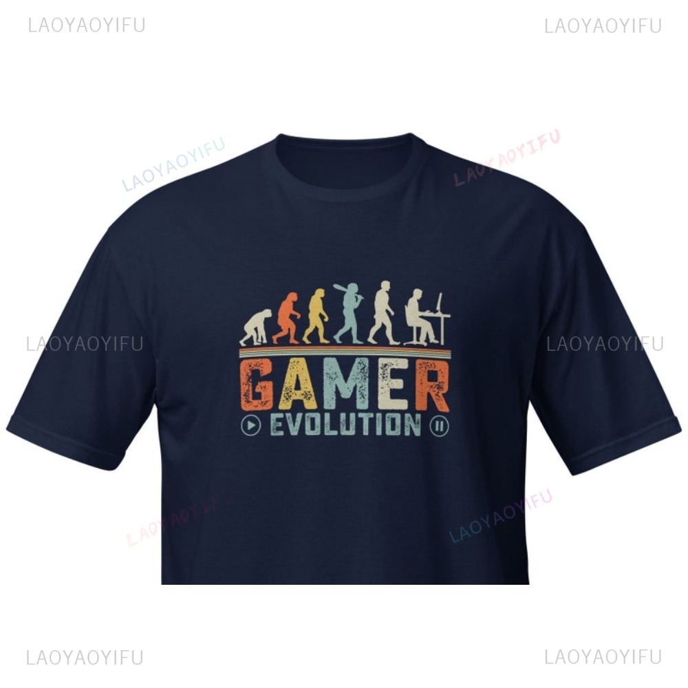 Gamer Evolution T-Shirt Retro  - Retro Gaming Ideas ulasan dan harga