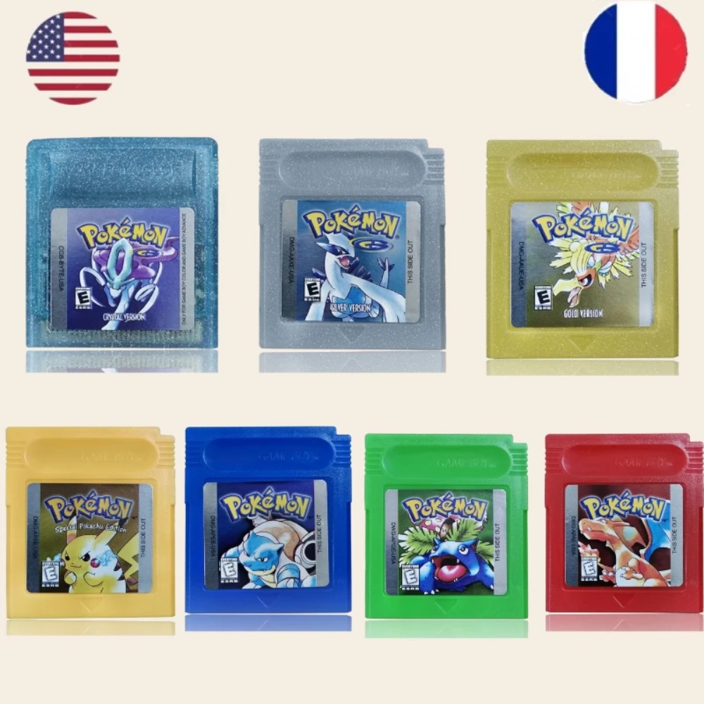 GBC 16 bit Pok é mon game cart - Retro Gaming Kit ulasan dan harga