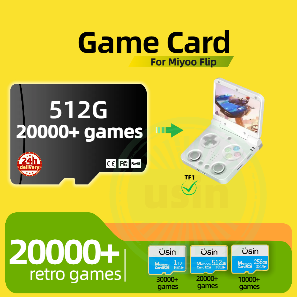 Game Card For Miyoo Flip 30000 - Retro Gaming Kit ulasan dan harga