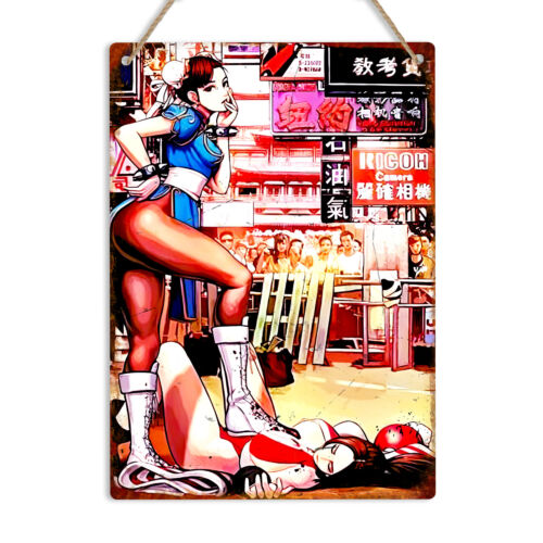 Chun Li Retro Gaming Metal Wal - Retro Gaming Us ulasan dan harga