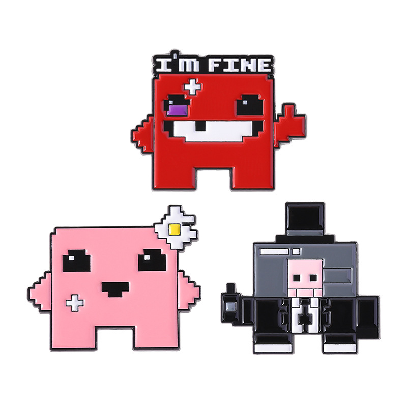 3pcs Pixel Art Enamel Pin Set  - Retro Gaming Kit ulasan dan harga