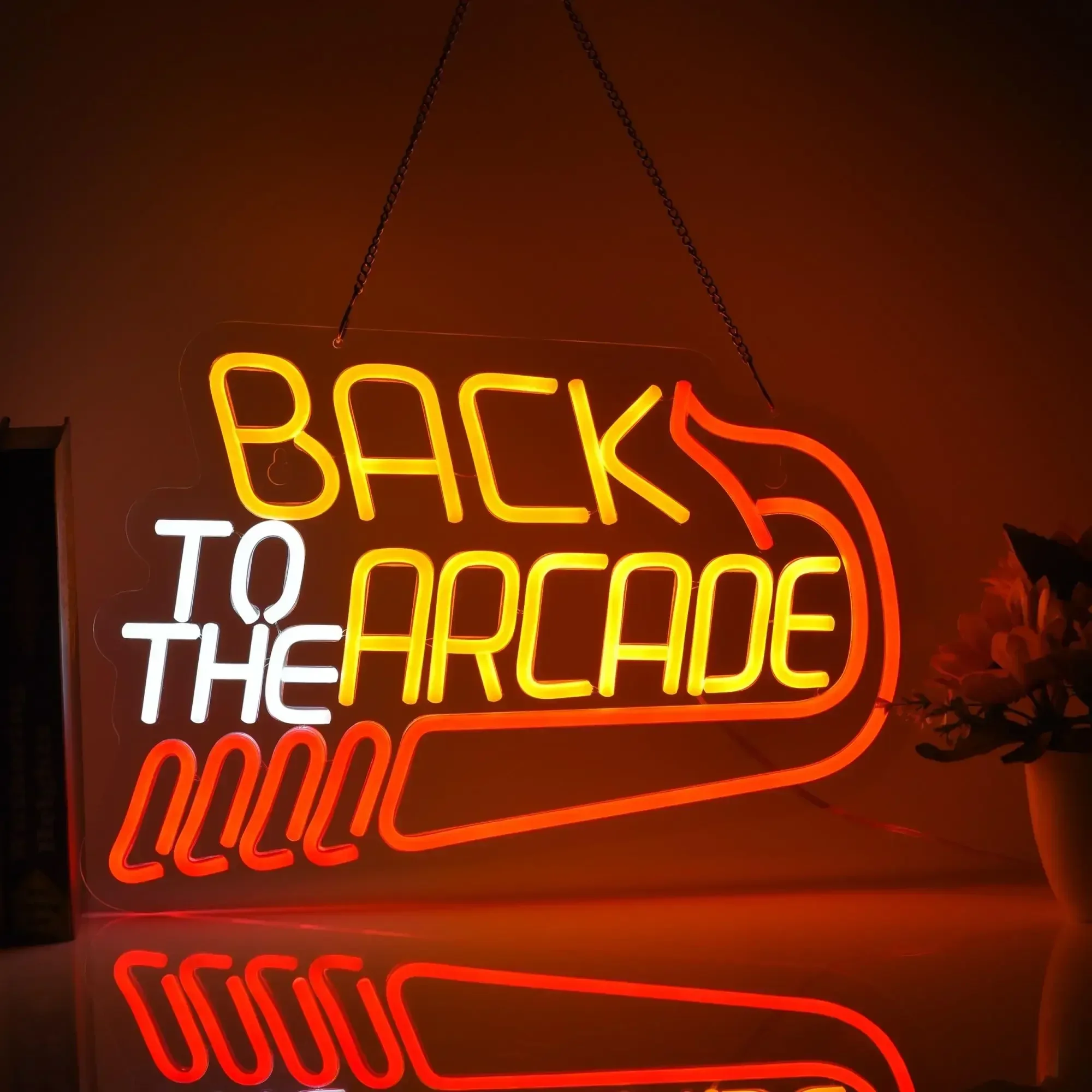 Back to The Arcade Neon Sign R - Retro Gaming Ideas ulasan dan harga