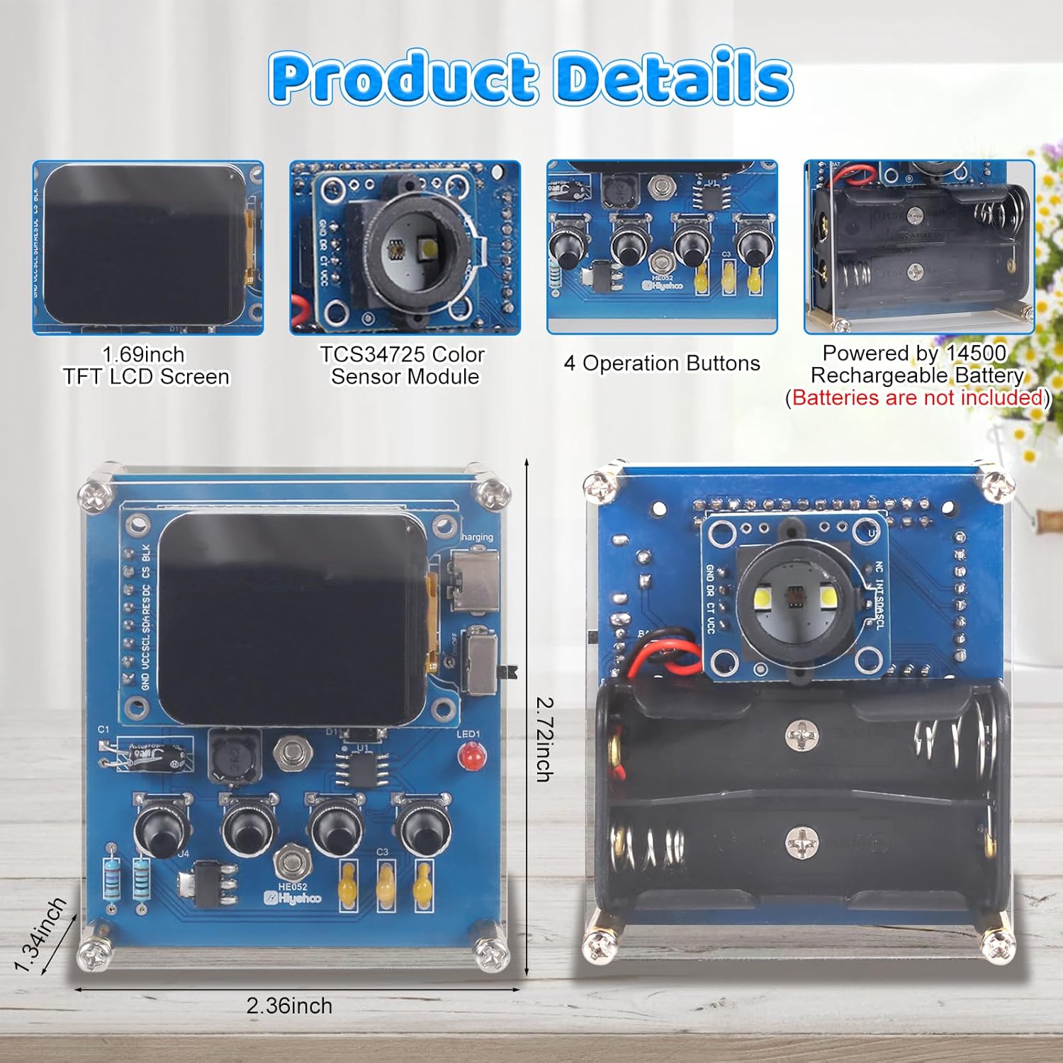 DIY Color Recognition Solderin - Retro Gaming Kit ulasan dan harga